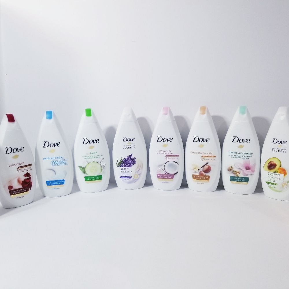 Dove Body Wash Assorted  10×500ml